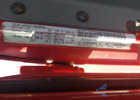 1997 Jeep Wrangler из США, поврежденный, VIN 1J4FY29T4VP528423